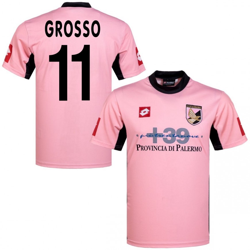 LOTTO - 2004-05 PALERMO HOME SHIRT GROSSO 11 - L 10/10