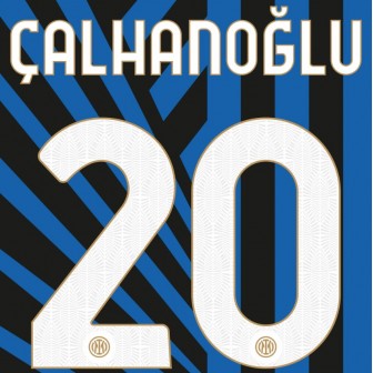 2024-25 INTER OFFICIAL HOME NAMESET CALHANOGLU 20