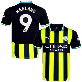 puma - 2024-25 manchester city away shirt haaland 9 (M)