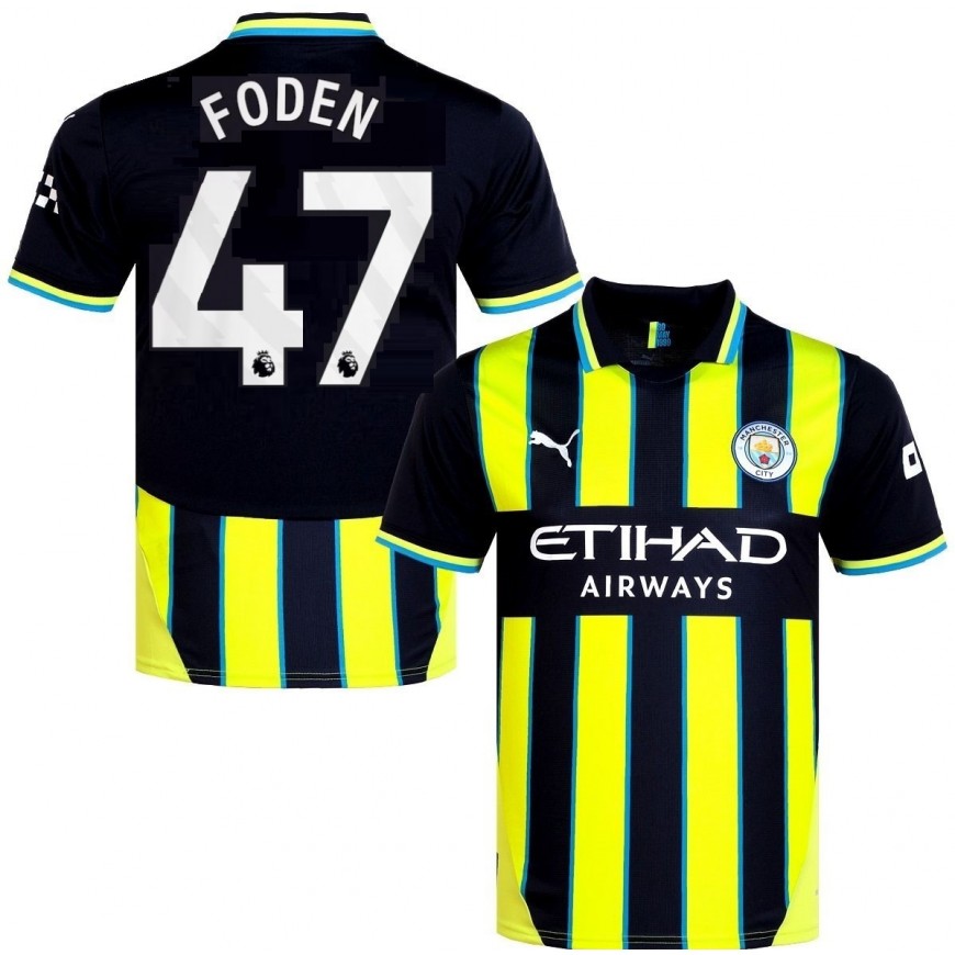 puma - 2024-25 manchester city away shirt de bruyne 17