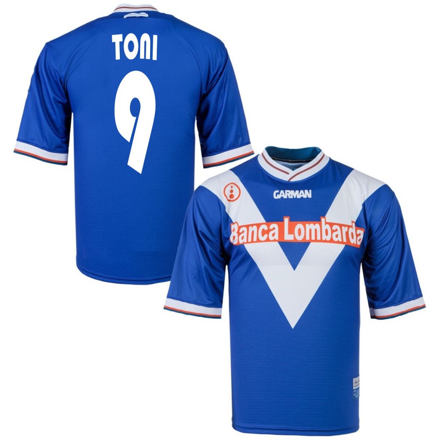 2001-02 BRESCIA MAGLIA HOME SHIRT GARMAN TONI 9