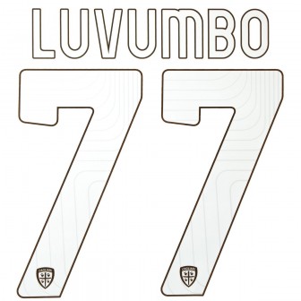 2023-25 CAGLIARI OFFICIAL HOME NAMESET LUVUMBO 77