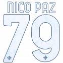 2024-25 COMO OFFICIAL HOME NAMESET NICO PAZ 79