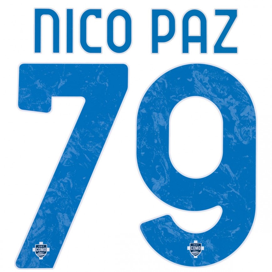 2024-25 COMO OFFICIAL AWAY NAMESET CUTRONE 10