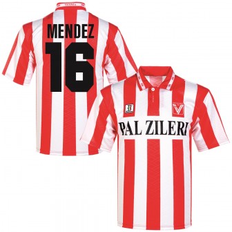 biemme - 1995-96 vicenza home reissue shirt mendez 16