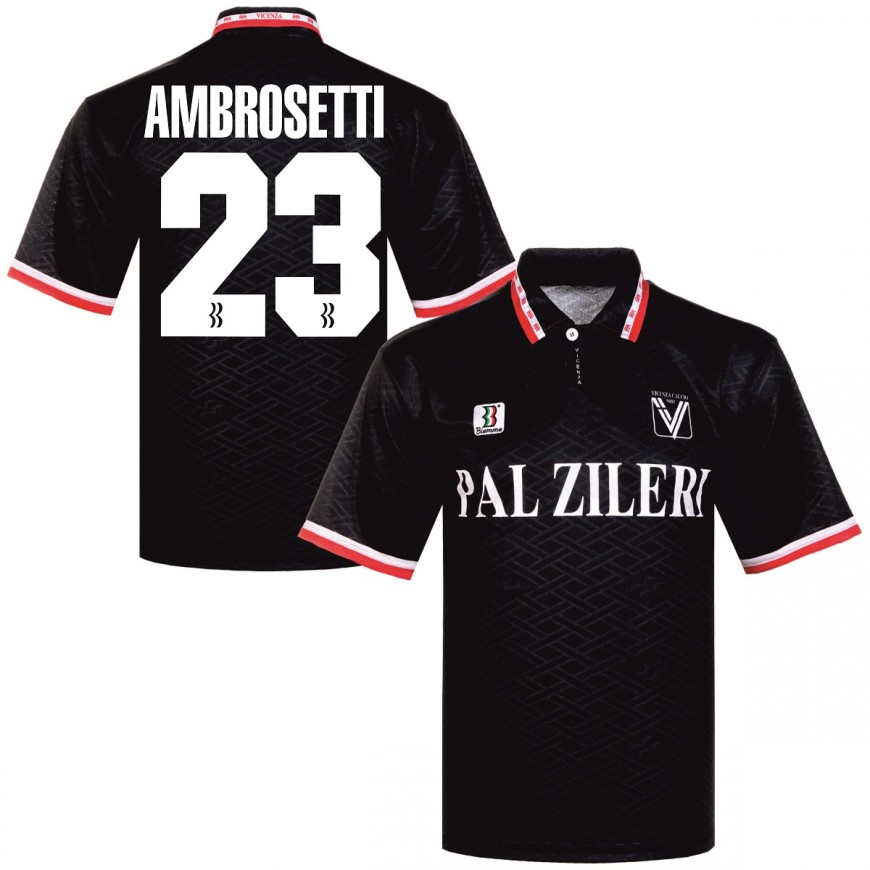 biemme - 1995-96 vicenza away reissue shirt ambrosetti 23