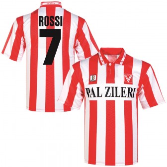 biemme - 1995-96 vicenza home reissue shirt rossi 7