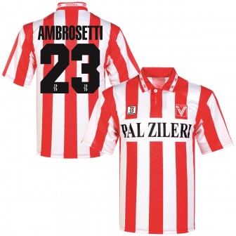 biemme - 1995-96 vicenza home reissue shirt ambrosetti 23