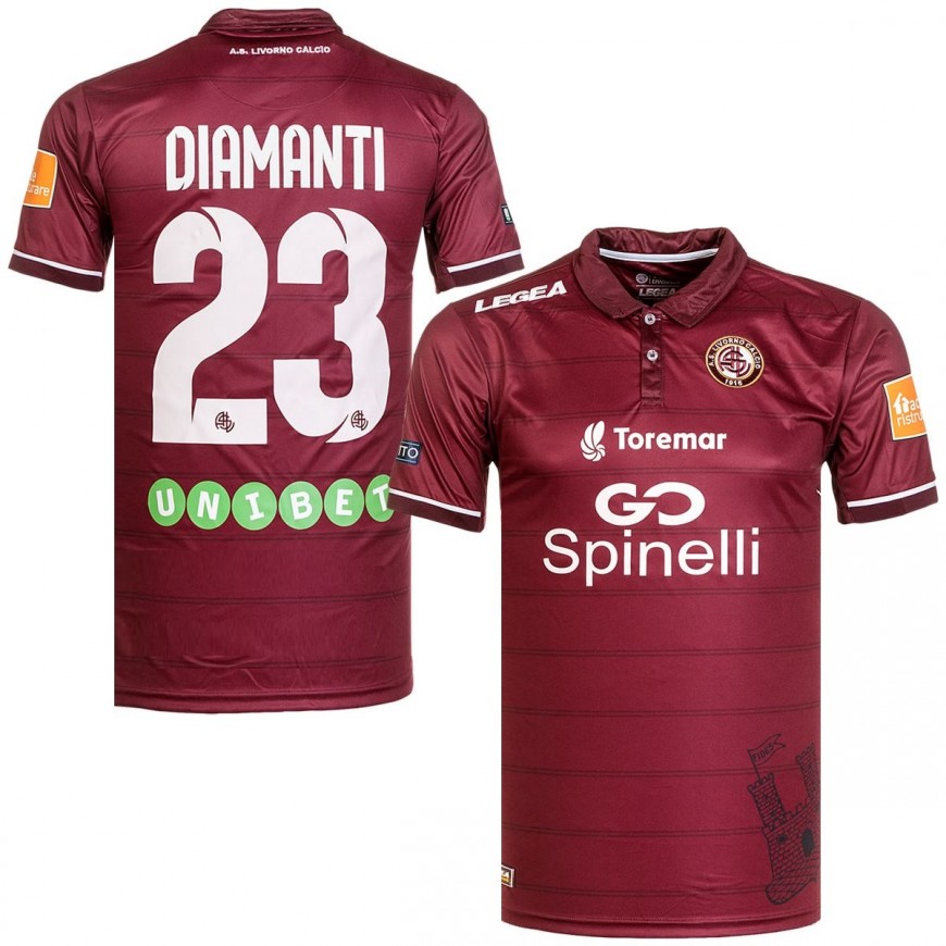 2018-19 LIVORNO MAGLIA AWAY SHIRT LEGEA