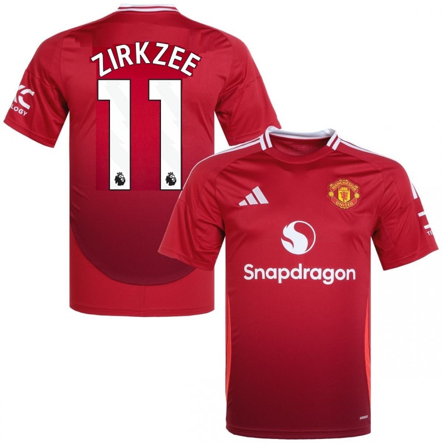 adidas - 2024-25 manchester united home shirt zirkzee 11