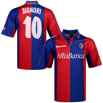 macron - 2001-02 Bologna home shirt signori 10 (XL) 10/10