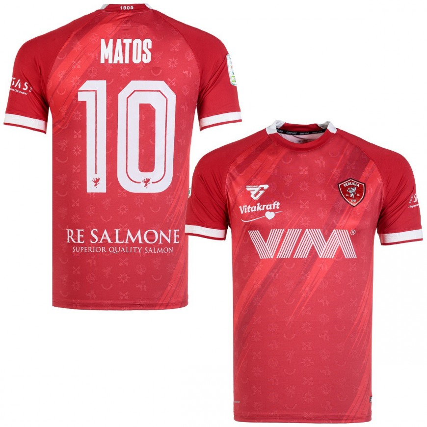 frankie garage - 2022-23 Perugia home shirt matos 10 (L)