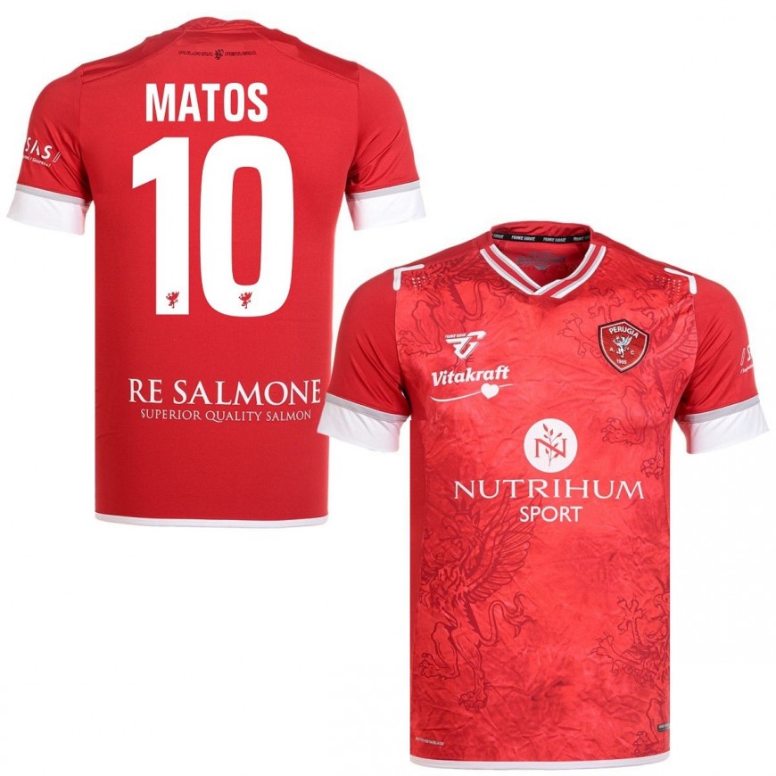 frankie garage - 2021-22 Perugia home shirt matos 10 (L)