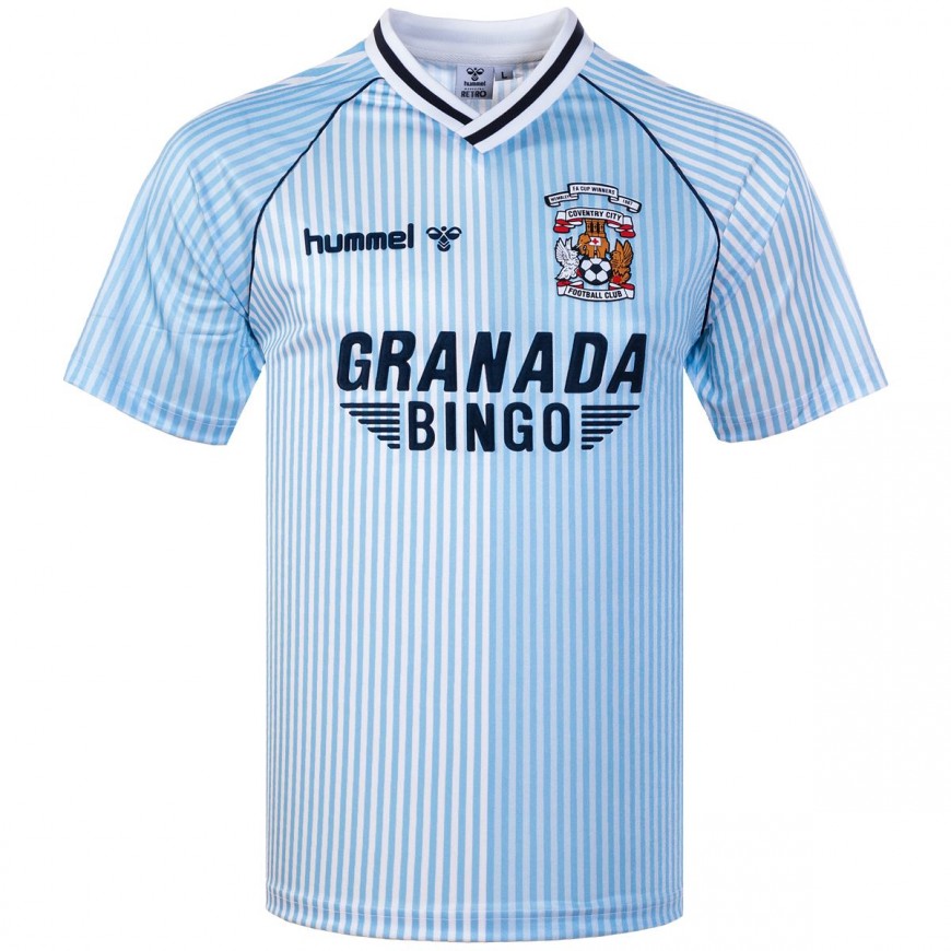 hummel - 1987-88 coventry city home reissue shirt (L)