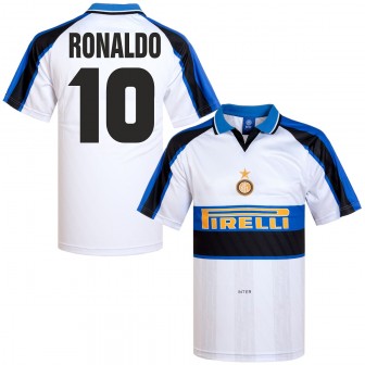 1997-98 Inter away reissue shirt Ronaldo 10 (XL)