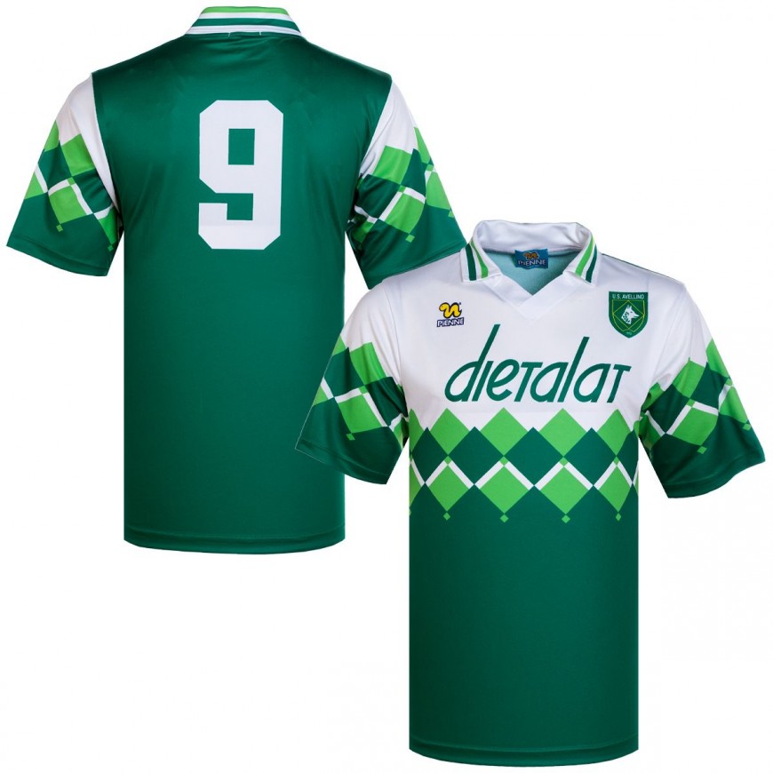 pienne - 1992-93 avellino home reissue shirt n. 9
