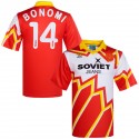pienne - 1996-97 castel di sangro home reissue shirt n. 14 bonomi