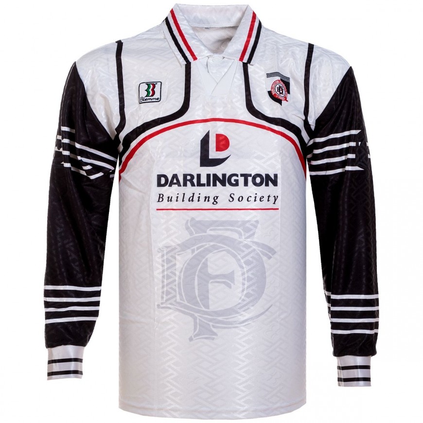biemme - 1998-99 darlington home l/s shirt