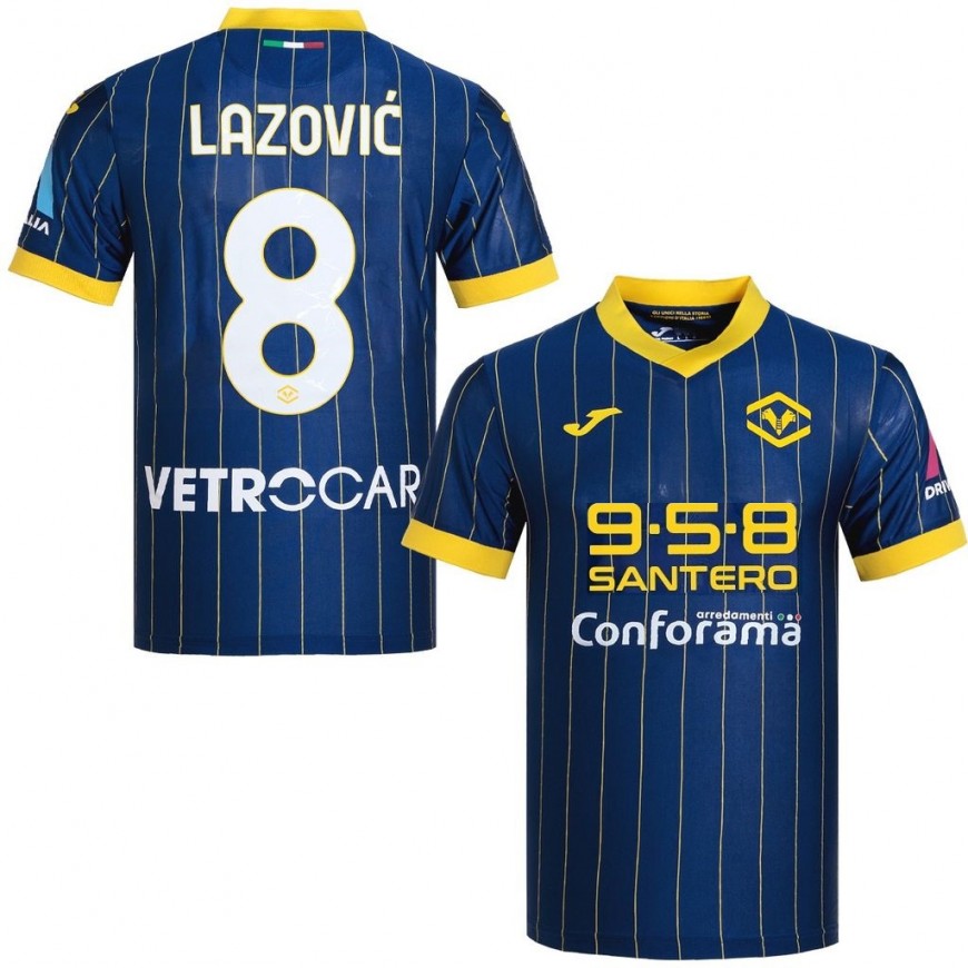 joma - 2024-25 Hellas verona home shirt lazovic 8