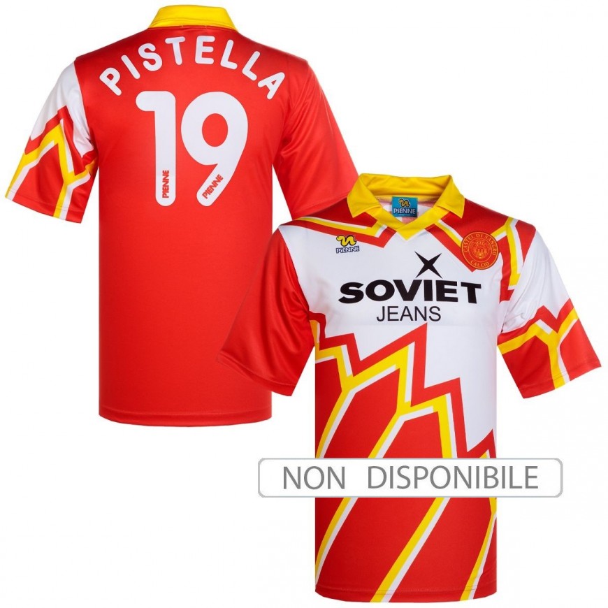 pienne - 1996-97 castel di sangro home reissue shirt n. 19 Pistella