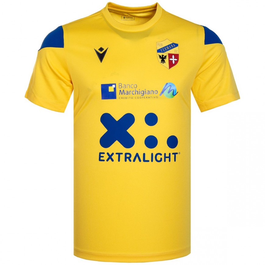 macron - 2020-21 fermana home shirt