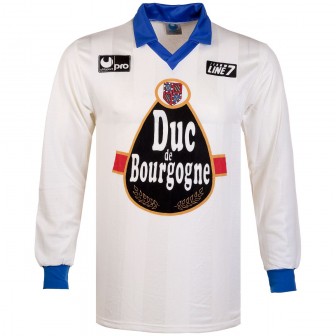 uhlsport - 1990-91 auxerre home l/s shirt (L)