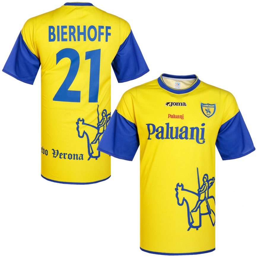 JOMA - 2001-02 CHIEVO HOME SHIRT BIERHOFF 21- L (excellent)