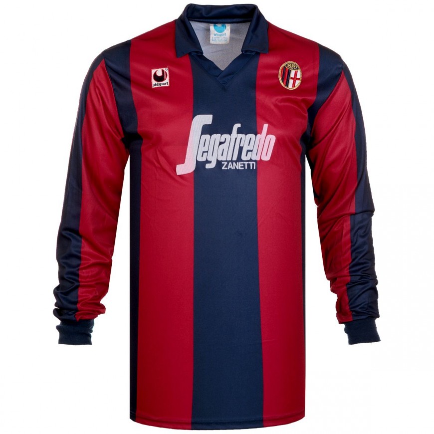 uhlsport - 1988-89 bologna home l/s shirt (L)