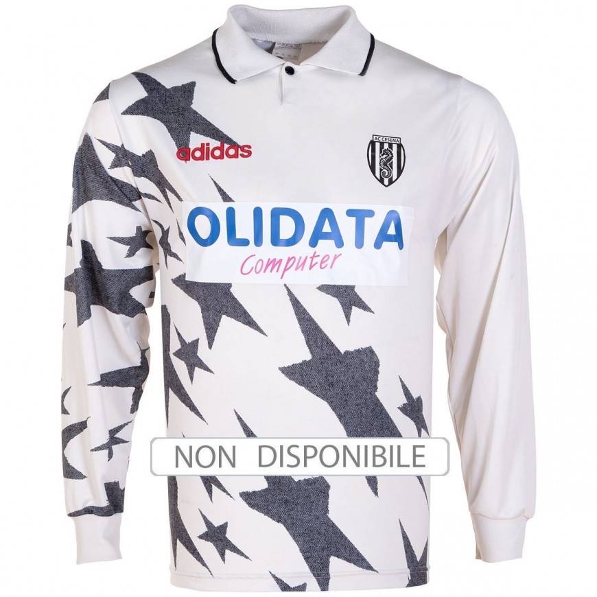 adidas - 1995-96 cesena home l/s shirt (L) 9/10