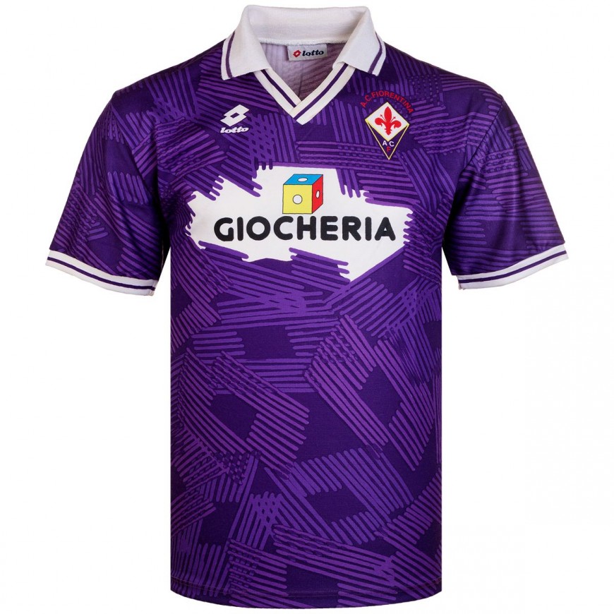 lotto - 1991-92 fiorentina home shirt (XL)