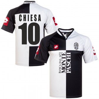 lotto - 2003-04 siena home shirt chiesa 10 (L)