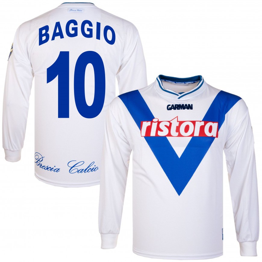 garman - 2001-02 Brescia away l/s shirt baggio 10