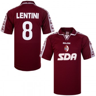kelme - 1999-00 torino home shirt lentini 8 (L)