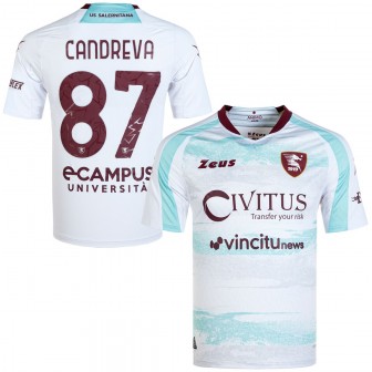 zeus - 2023-24 Salernitana away shirt candreva 87 (L)