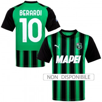 PUMA - 2023-24 SASSUOLO HOME MATCH ISSUED SHIRT BERARDI 10