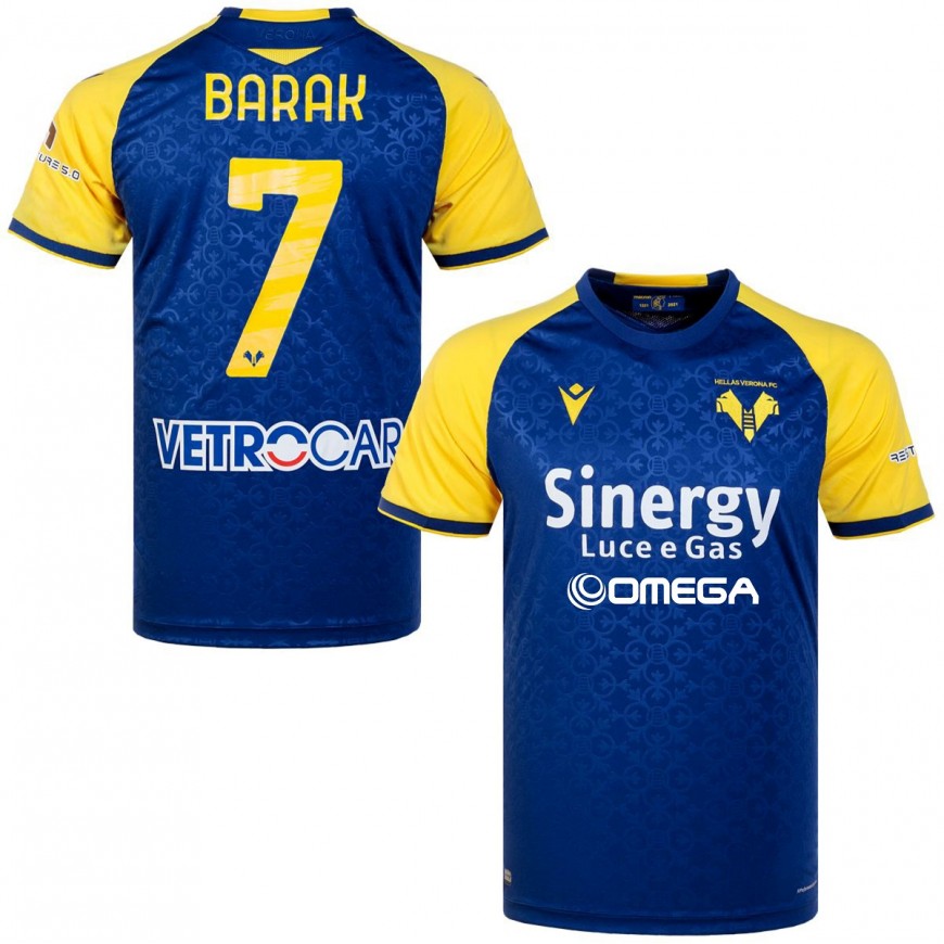 macron - 2021-22 hellas verona home shirt barak 7 (XL)