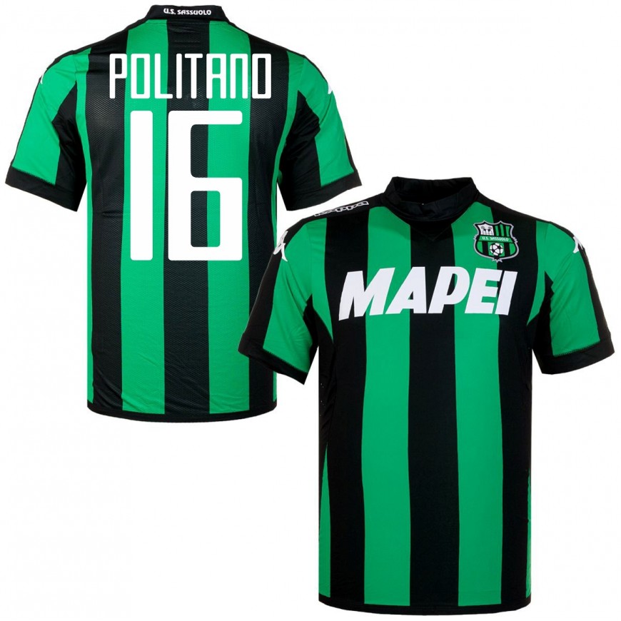 kappa - 2015-16 sassuolo home shirt magnanelli 4 (L)