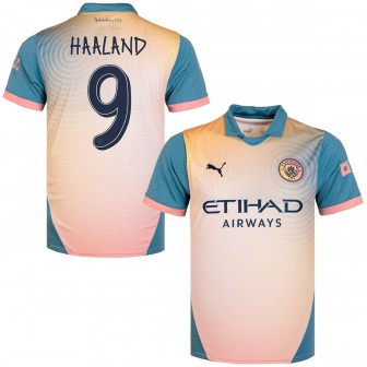 puma - 2024-25 manchester city  fourth shirt haaland 9