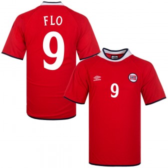 umbro - 2000-02  norway home shirt flo 9