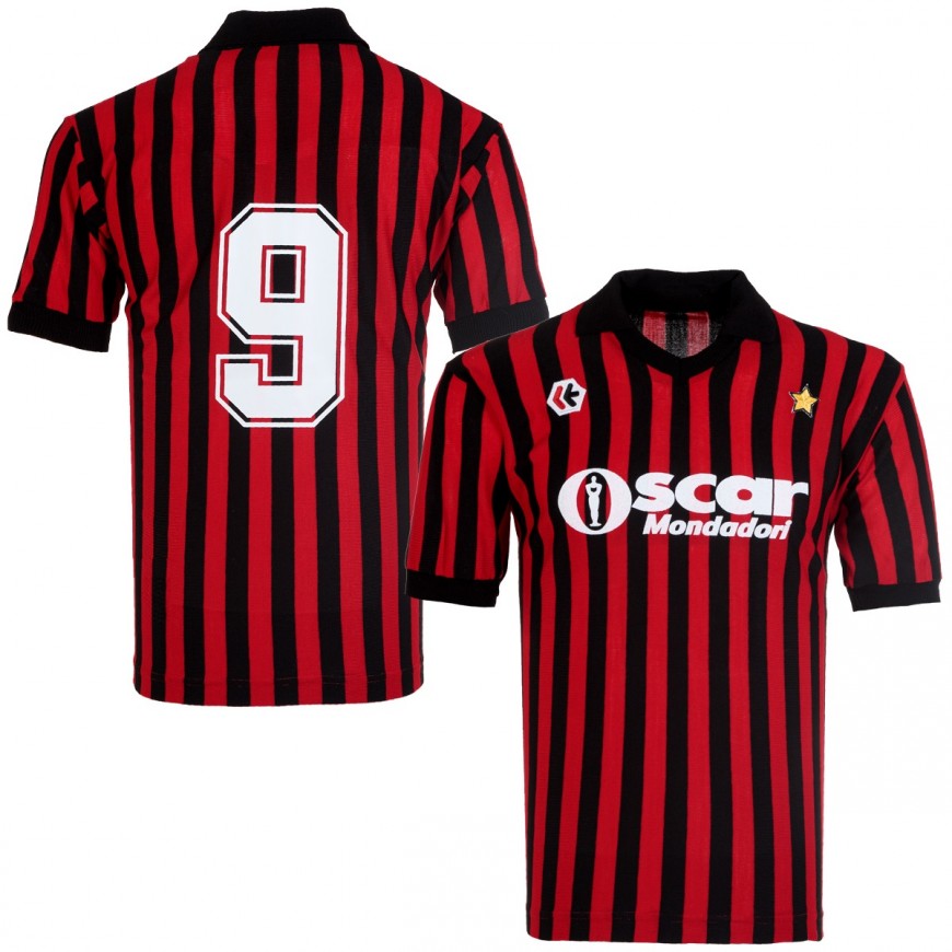 rollygo - 1984-85 AC Milan Reissue Home Shirt 9 (Hateley)