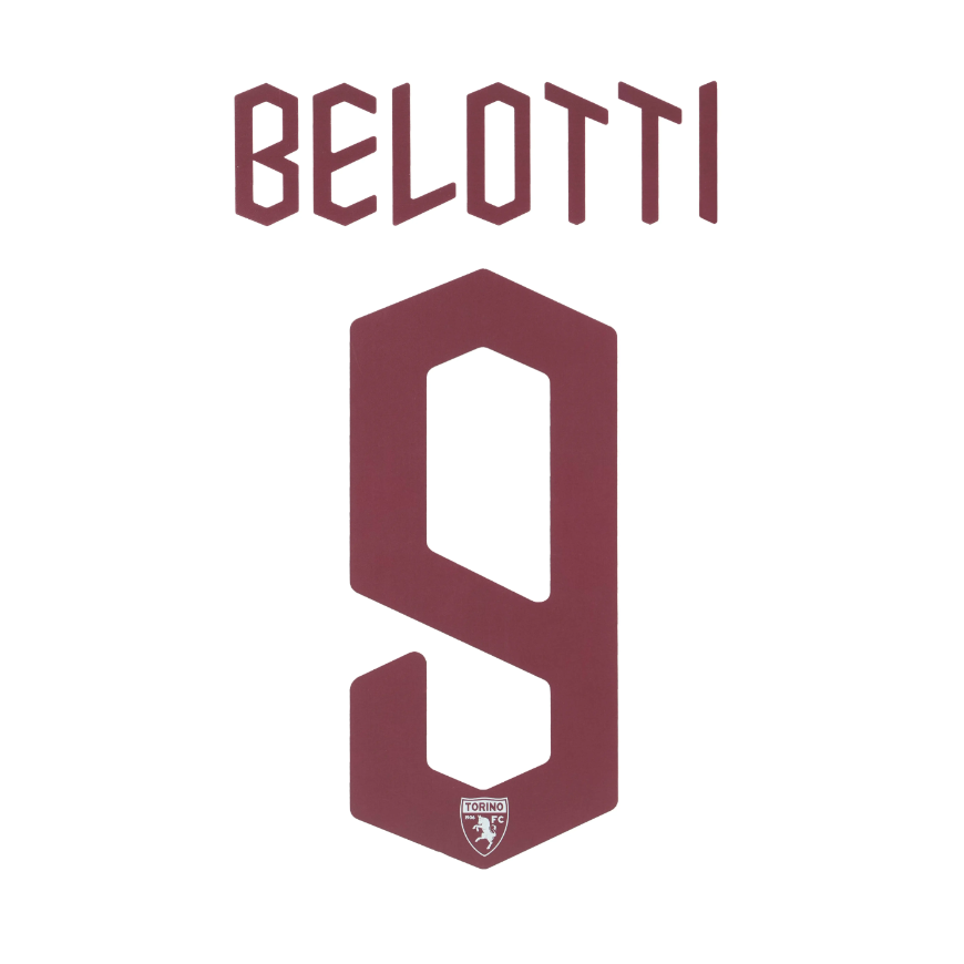 2019-20 Torino Away nameset belotti 9