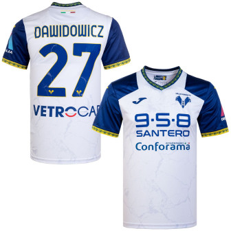 joma - 2024-25 Hellas verona away shirt dawidowicz 27
