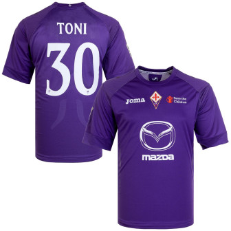 lotto - 2005-06 fiorentina home shirt toni 30 (XL)
