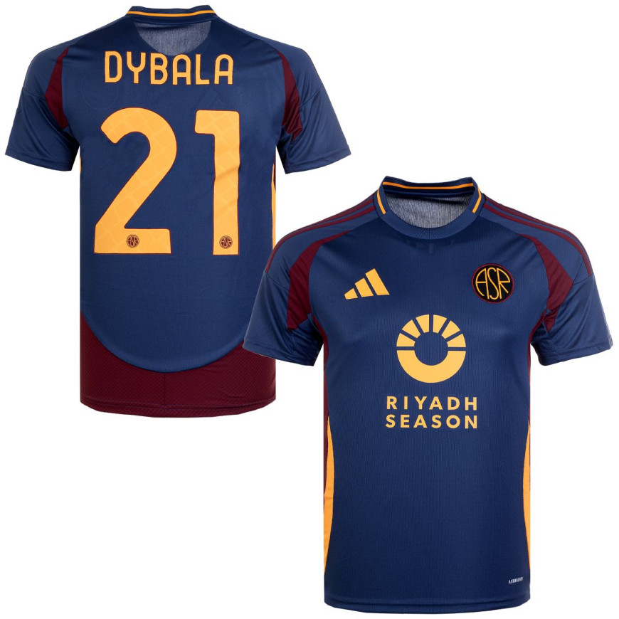 adidas - 2024-25 as roma home shirt dybala 21 (M)
