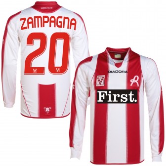 diadora - 2008-09 vicenza home l/s shirt Zampagna 9 (XL)