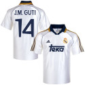 adidas - 1999-00 real madrid home reissue shirt j.m.guti 14