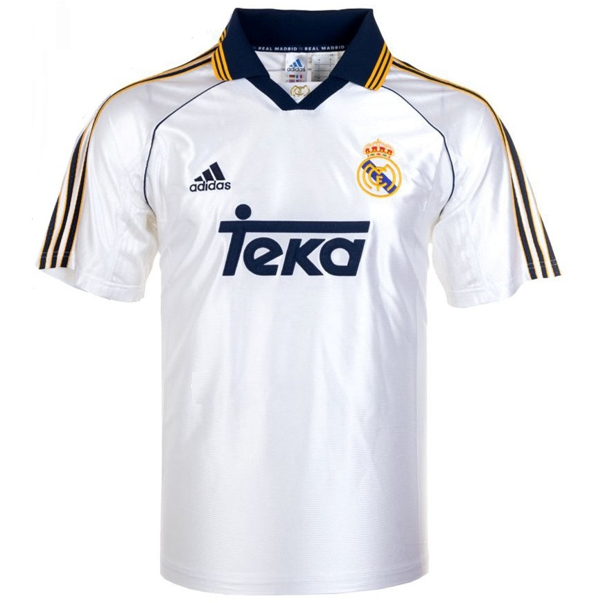 adidas - 1999-00 real madrid home reissue shirt