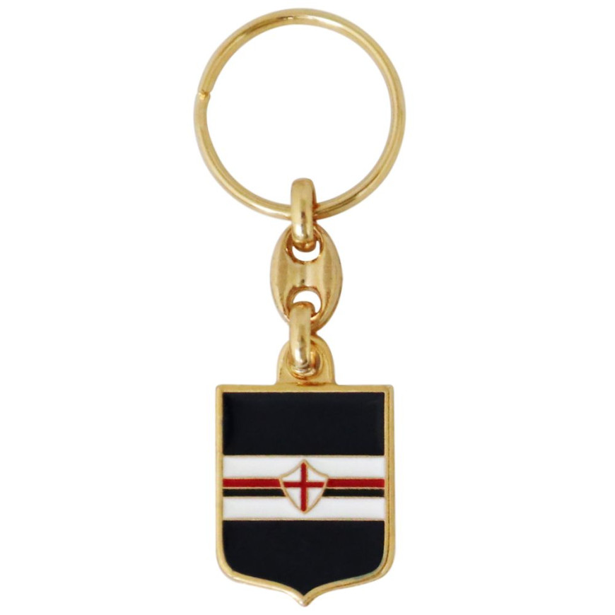 sampdoria crest metal keyring