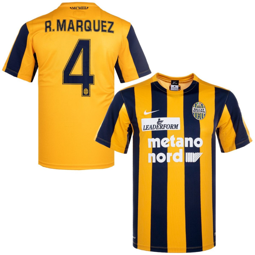 nike - 2015-16 hellas verona home shirt marquez 4 (L)