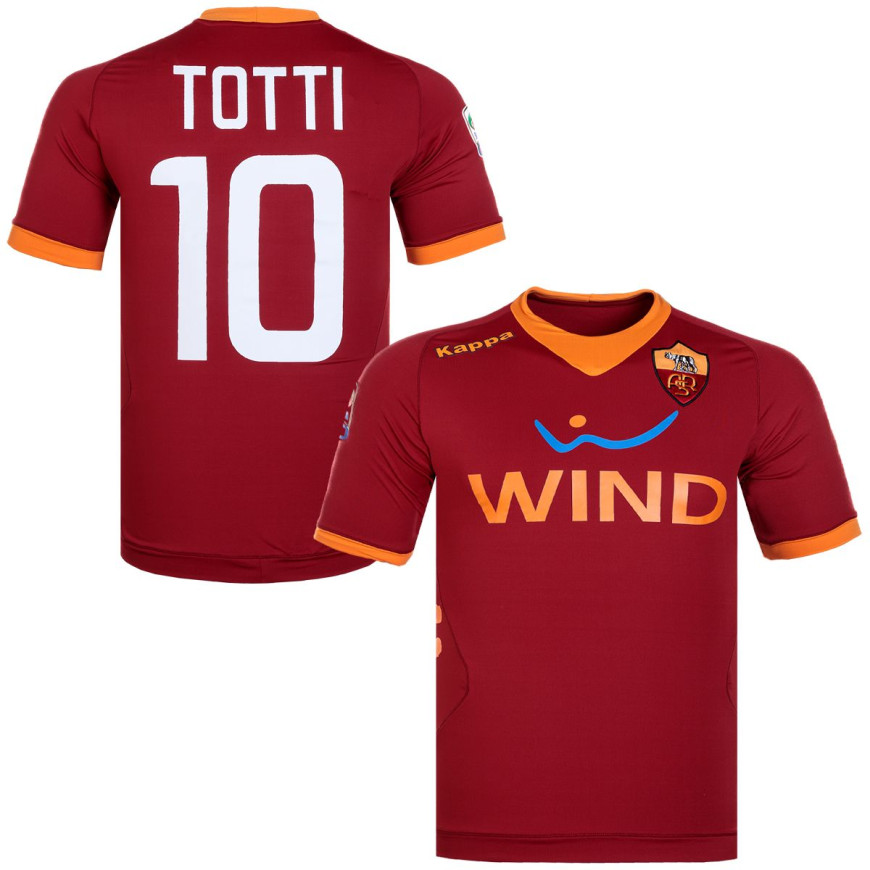 kappa - 2011-12 as roma home shirt totti 10 (M)